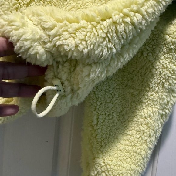 FP Movement by Free People Lemon Sherpa Sweater jacket quarter zip size xs nwt - Picture 3 of 4